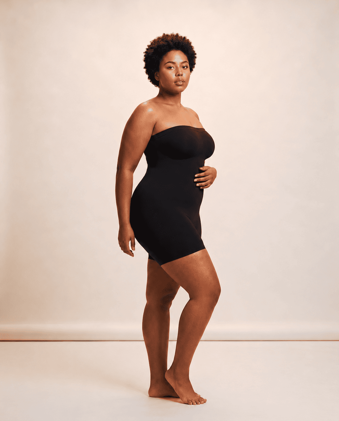 Strapless Bodysuit - BLACK